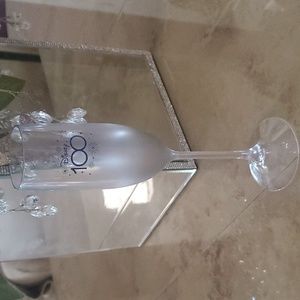 Disney 100th Year Collectible Champagne Flute nwot